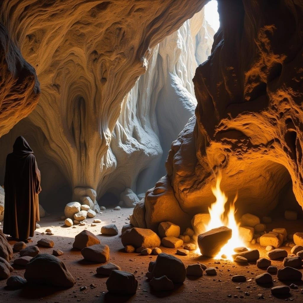 Crystal Cave: Sequoia National Park in High Contrast