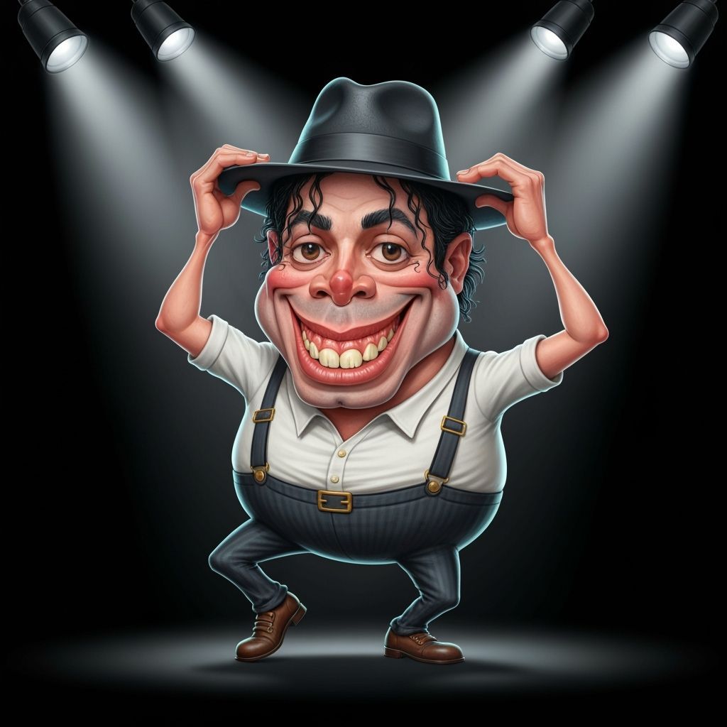 Michael Jackson's Goofy Moondance in Hyperrealistic Cartoon ...