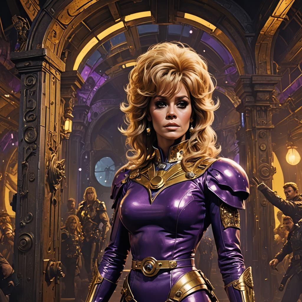 Barbarella Afraid: Dark Fantasy Concept Art