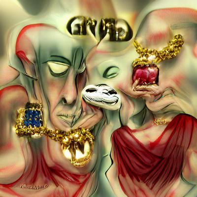 AI Interpretation of Greed and Avarice