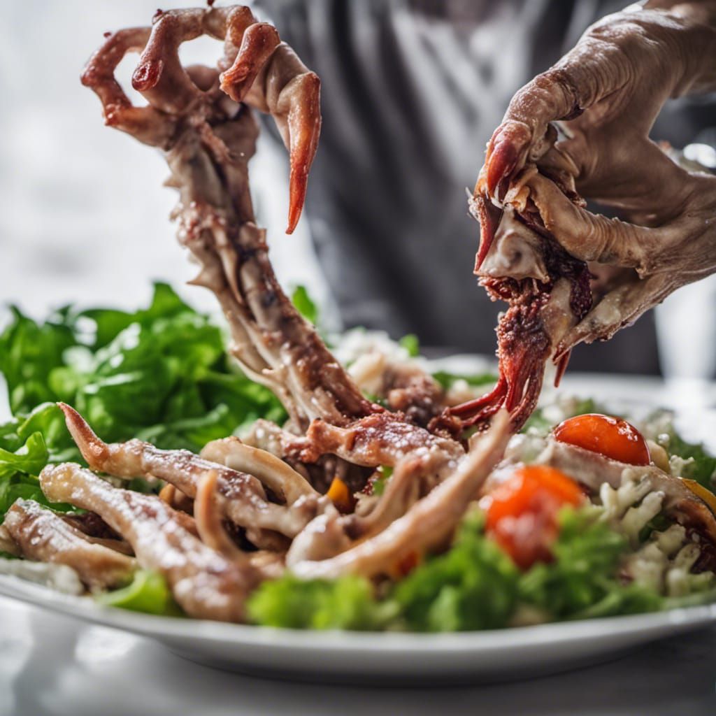 Ghoul's Macabre Feast: A Photographic Study