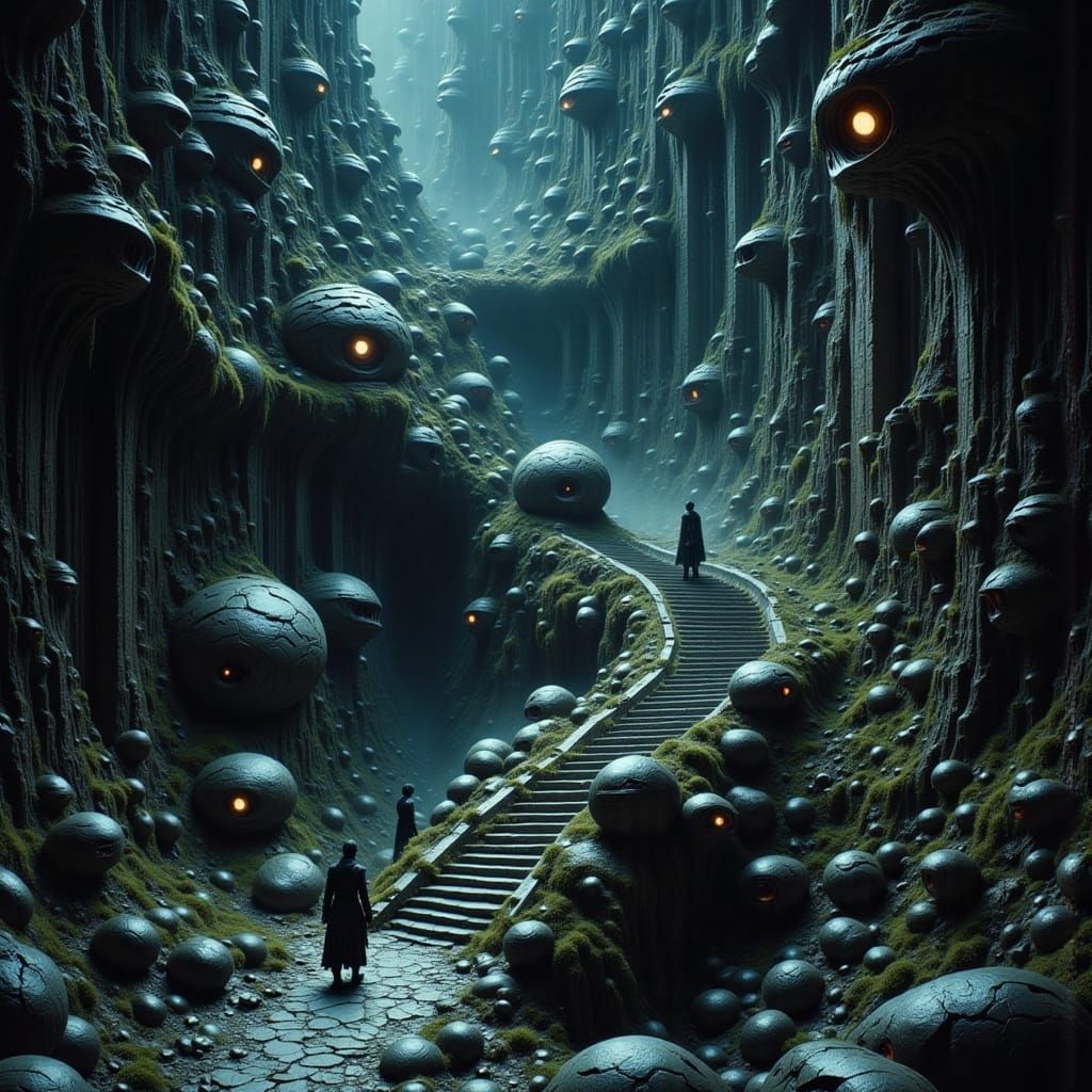 Dystopian Sci-fi Explorer Ascends Ship Levels