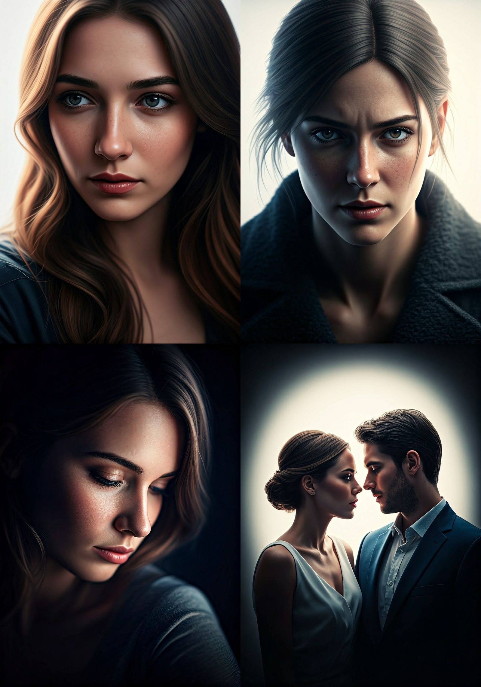 Hyperrealistic Depiction of Love in Cinematic Style