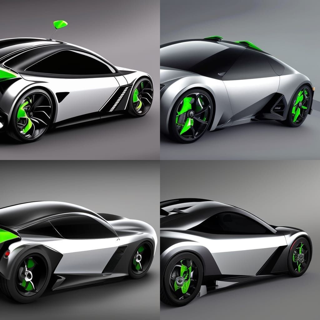 Aggressive 2-Door Sports Car Inspired by Kawasaki Ninja