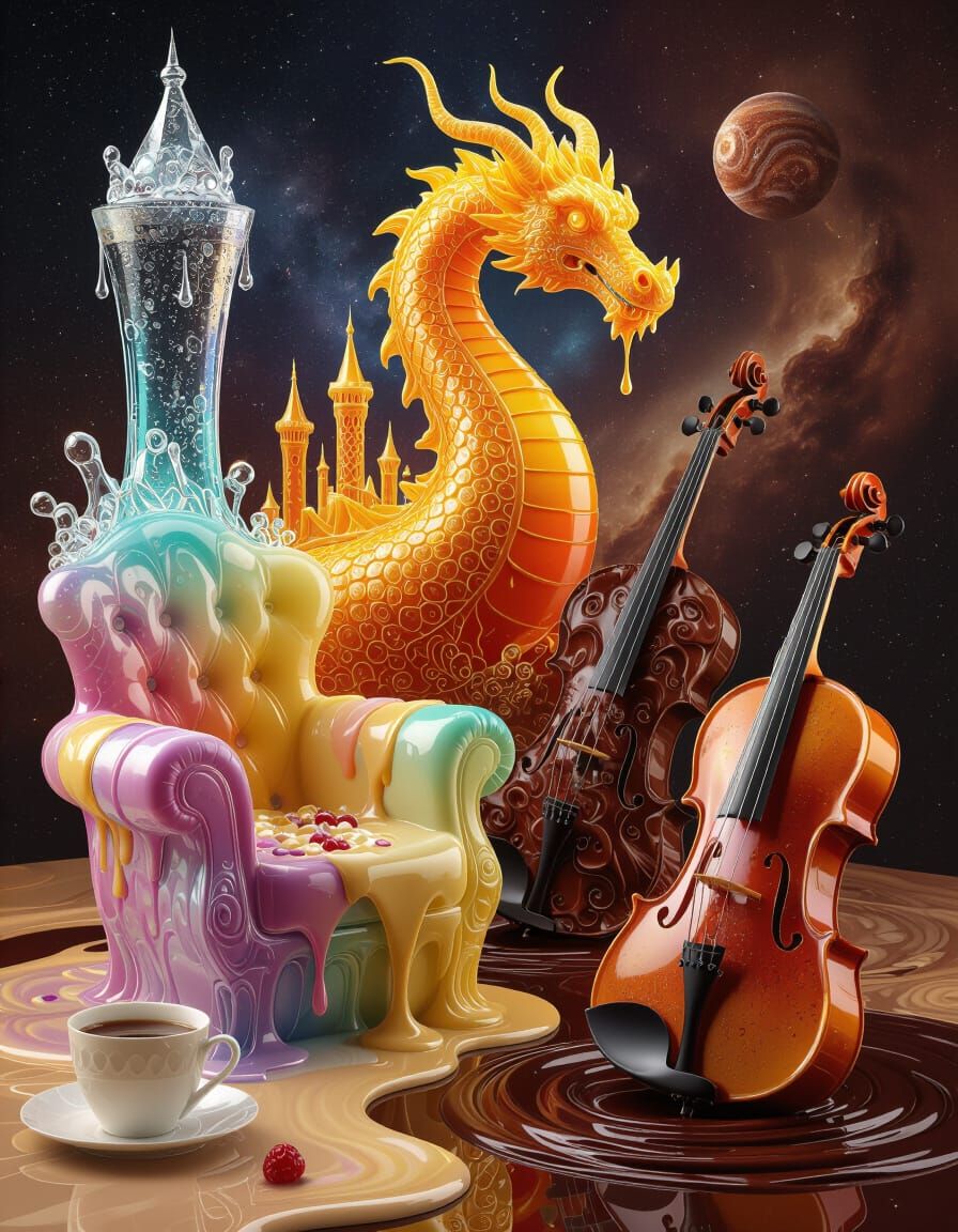 Surreal Worlds of Liquid Art