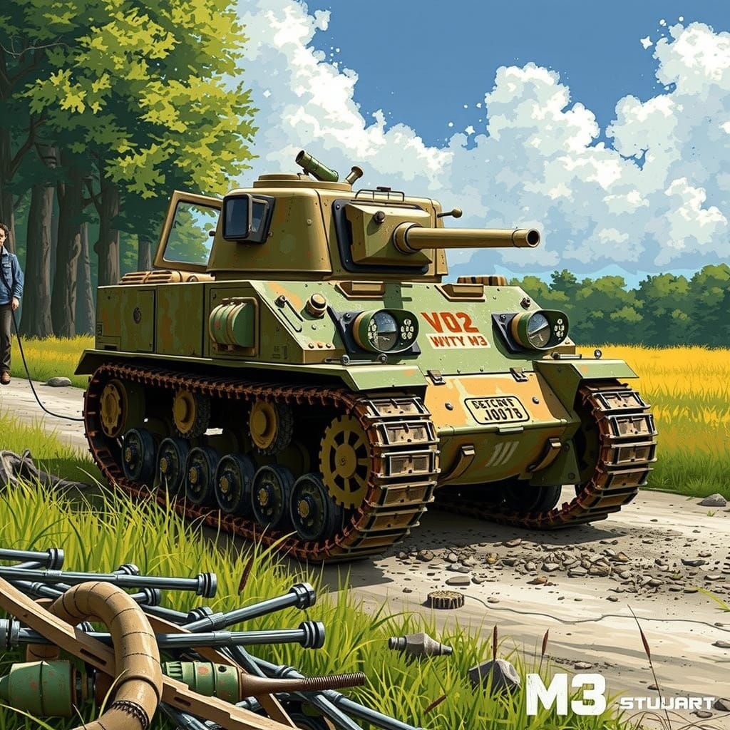 Pixel Art Caterpillar Breakdown in a Desolate Landscape, Dig...