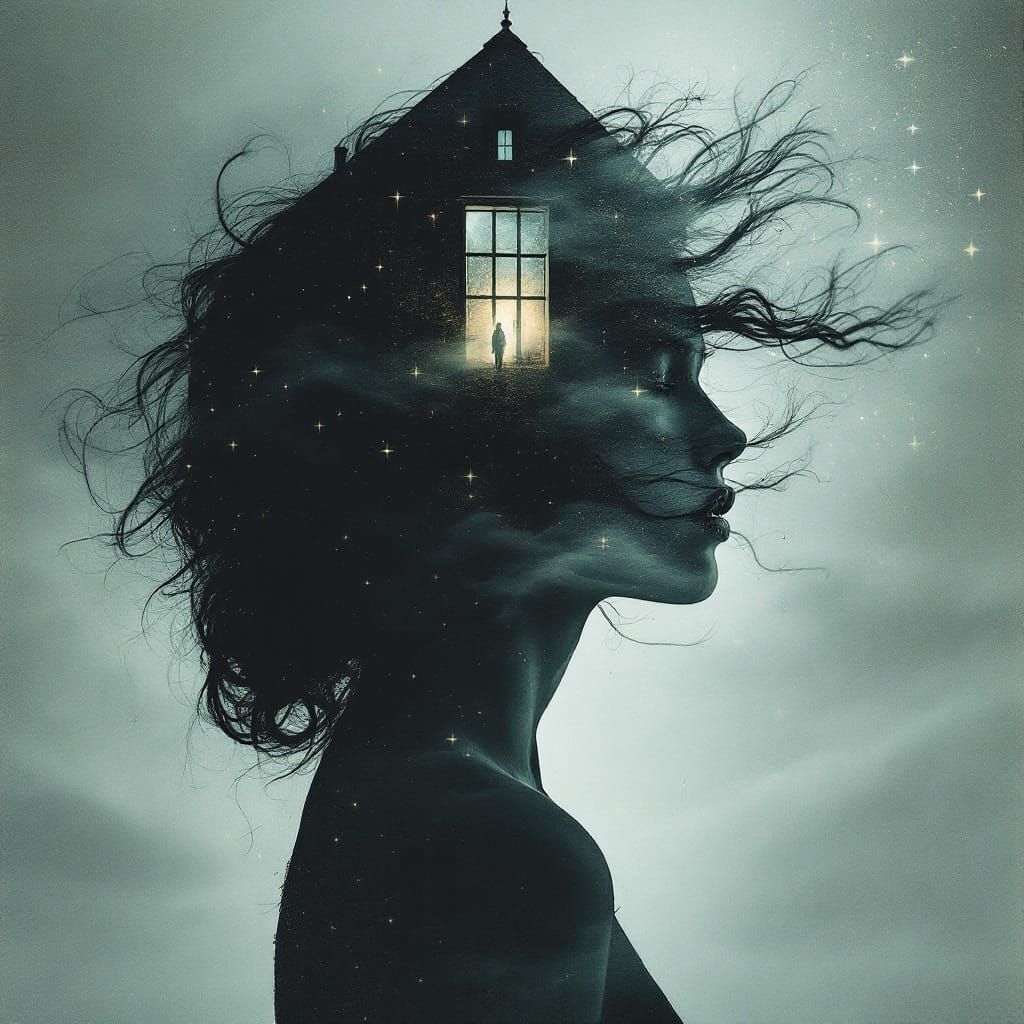 A Stranger Beckons from a Window in a Forgotten Building