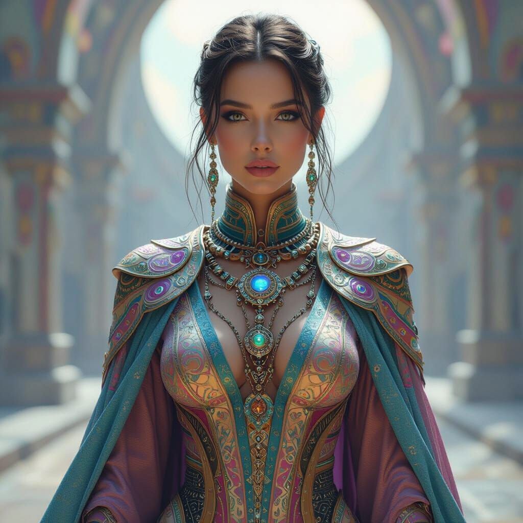 Extraterrestrial Beauty in Detailed Matte Painting