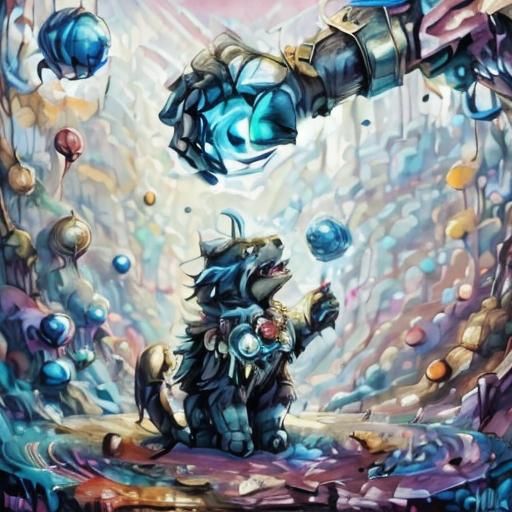 Mystical Tree on Distant Planet in Fantasy Style