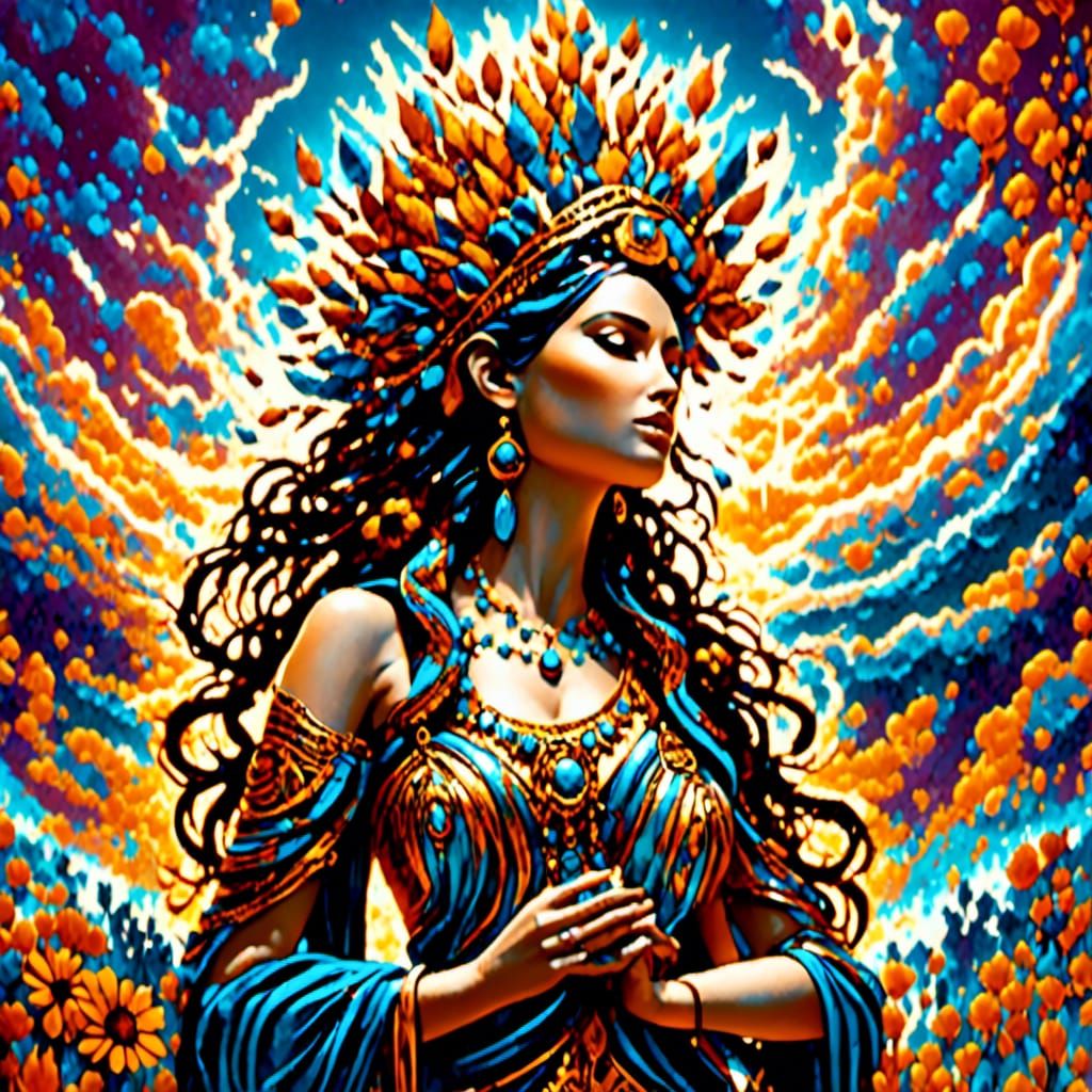 Pachamama: Earth Mother in a Breathtaking Landscape