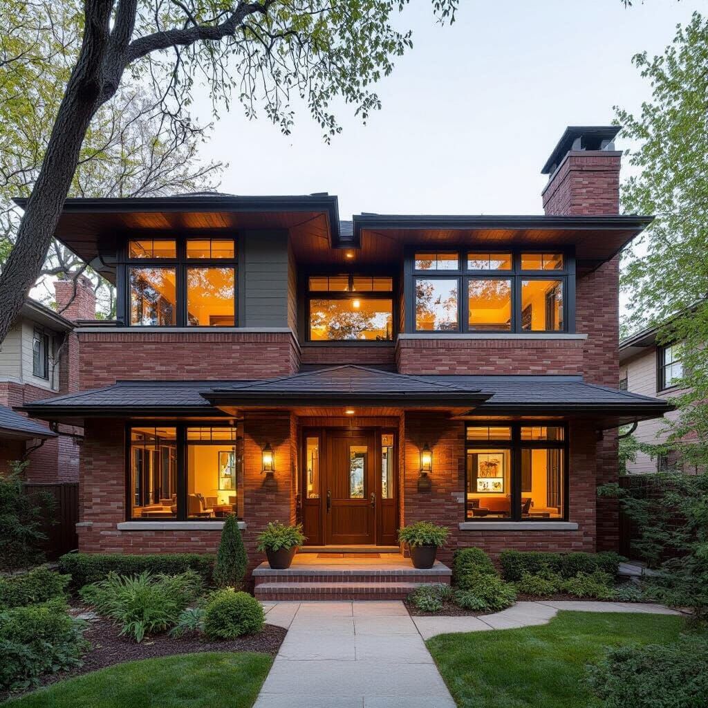 Modern Brick Townhome in Gated Community