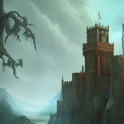 Ugly Henry VIII: Detailed Matte Painting