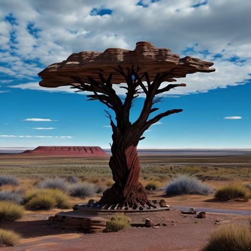 Petrified Forest: Ancient Stone Trees