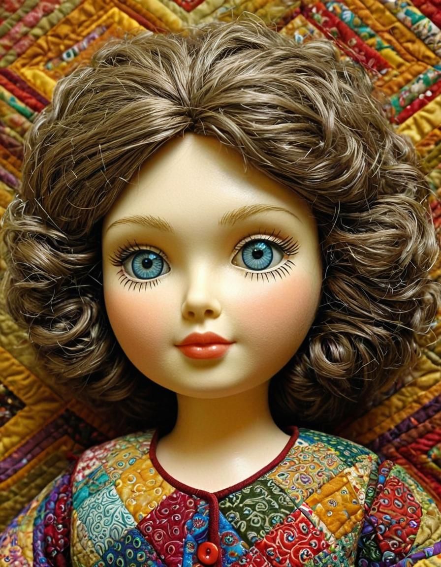 Surreal Patchouliwork Doll Character Design