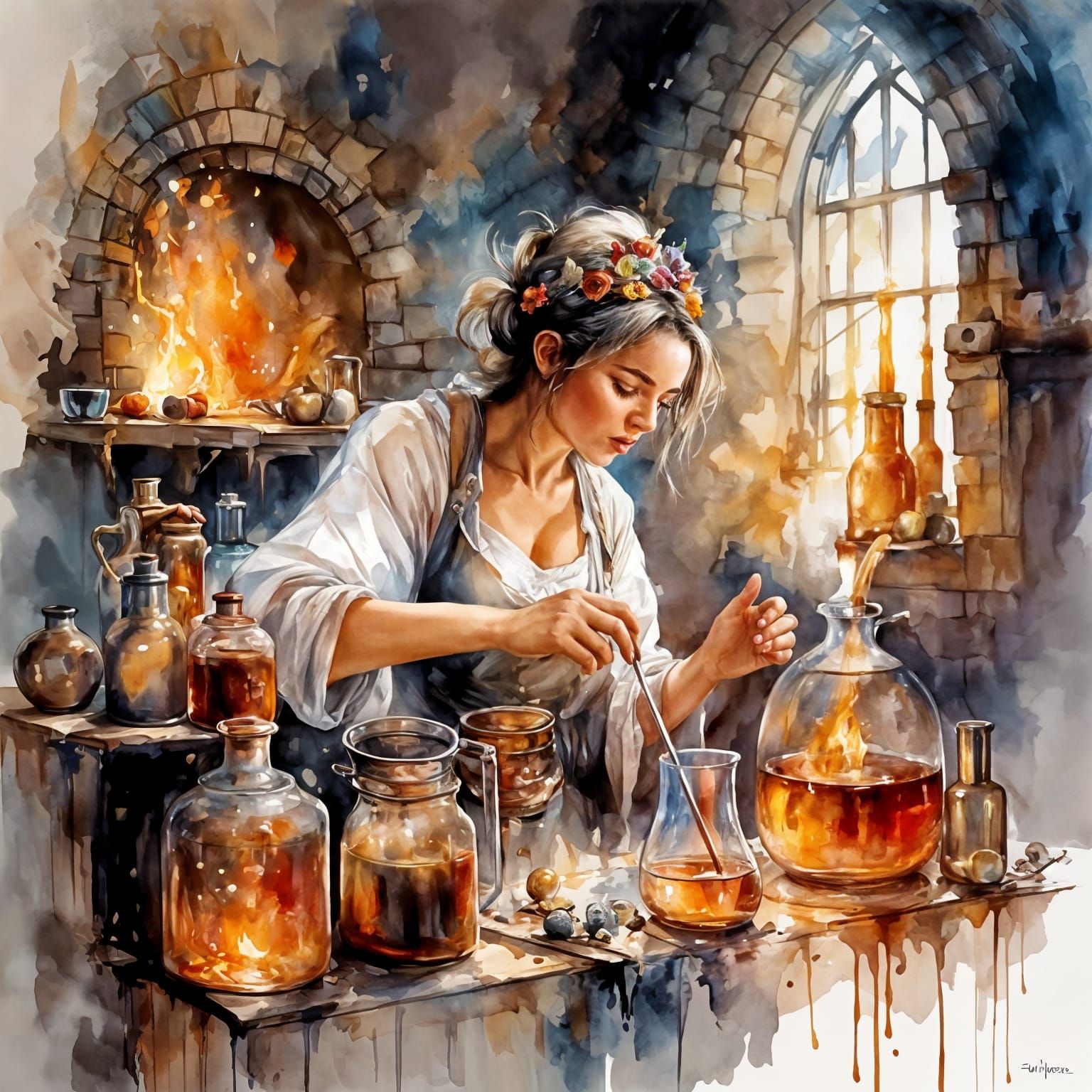 Alchemist Portrait: The Art of Creation