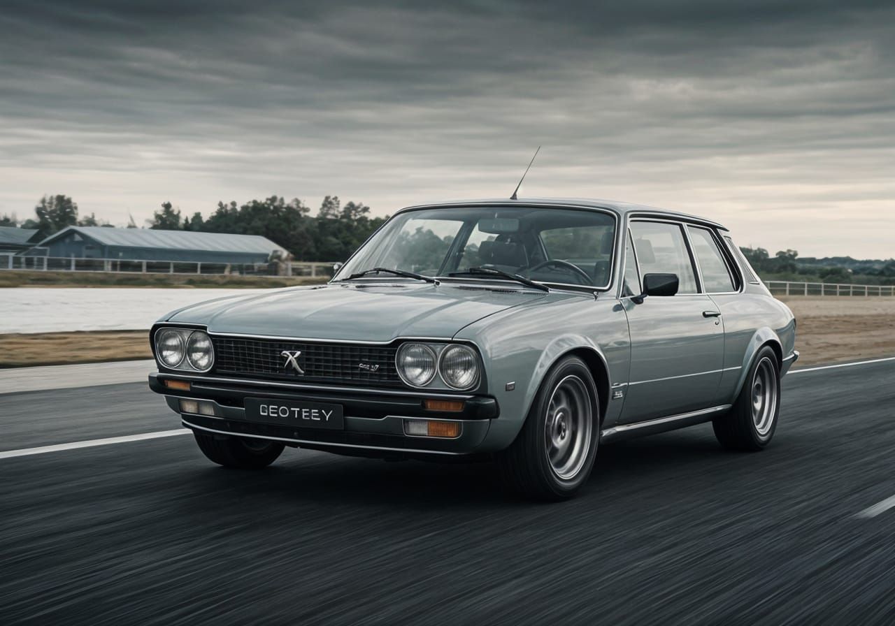 Peugeot 104 GT Concept Drag Race: Cinematic Still