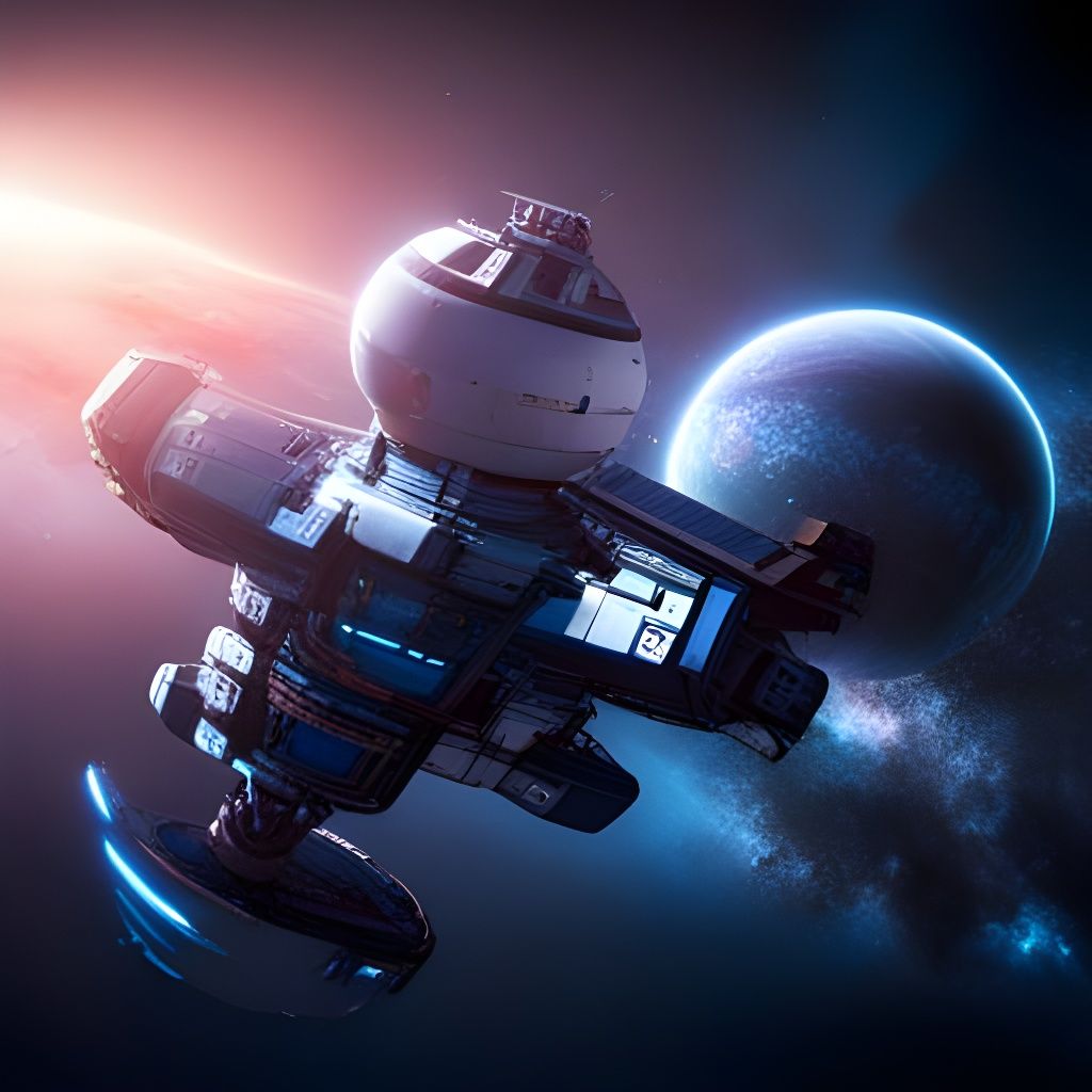 Smuggling Spaceship Soaring Through the Milky Way