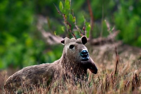 Bear Deer Hybrid Rendered in 4K