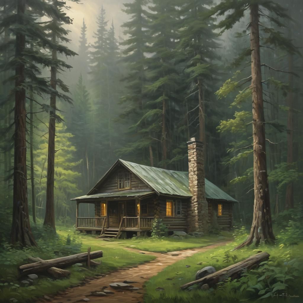 The Old Forest Cabin