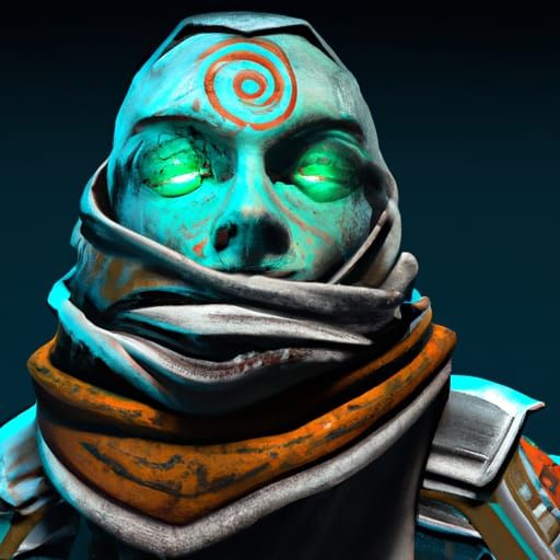 Chachi Arcola Portrait in Detailed Matte Painting