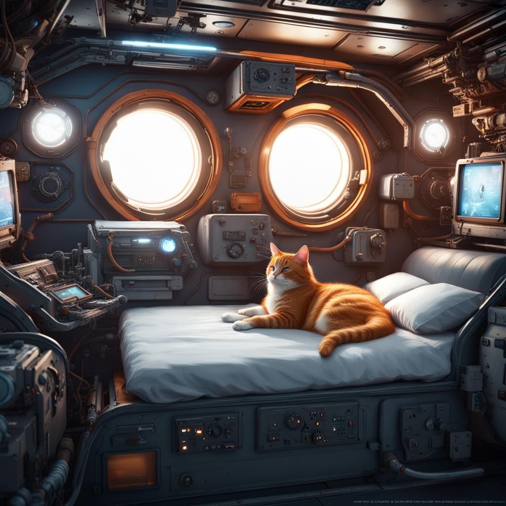 Space Station cat