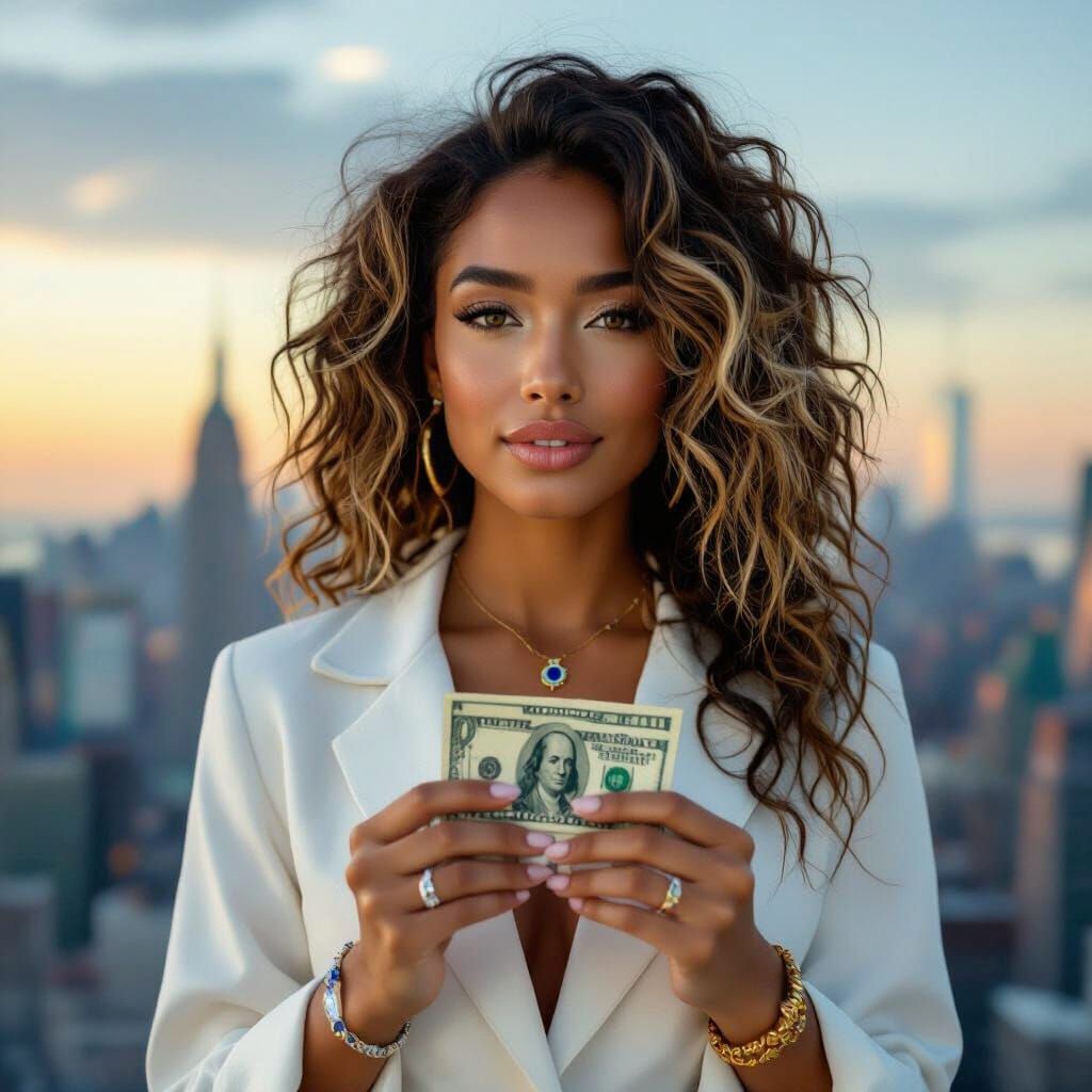 Afro Latina with Money and Heart, Cinematic Style