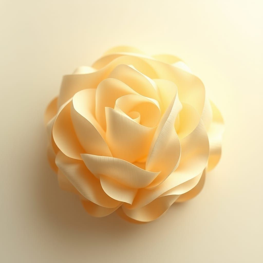 Intricate Origami Tangela Paper Sculpture in 8K