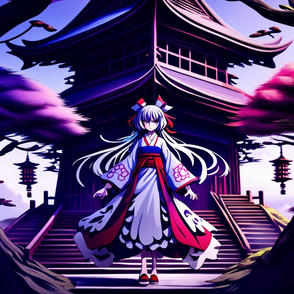 Yukari Yakumo: Gap Youkai Digital Matte Painting