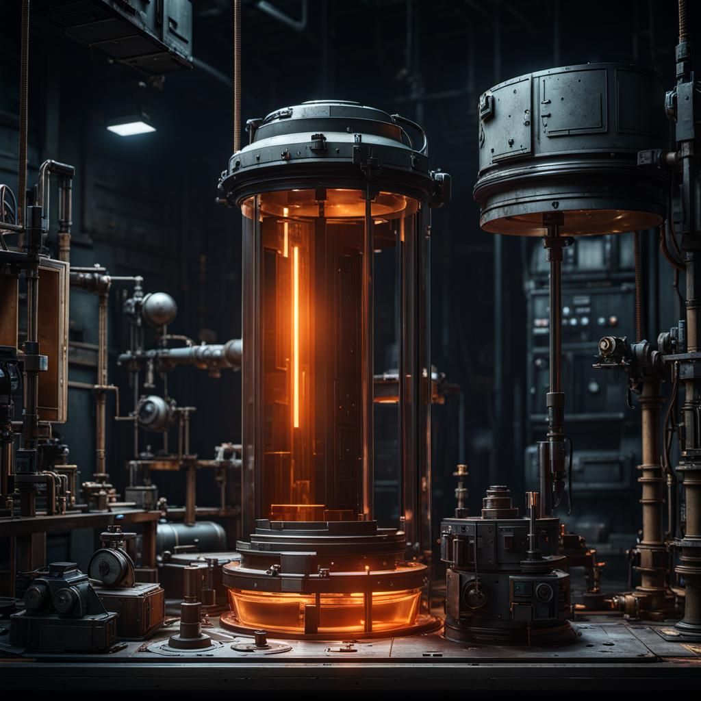 Abandoned Lab in 3D Cinematic Style
