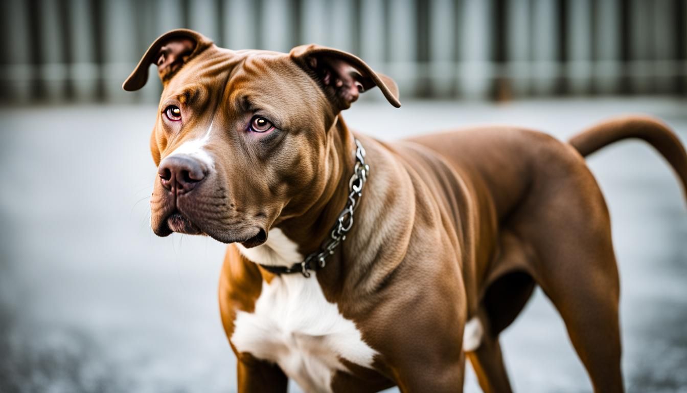 American Stafford Portrait with Catchlights