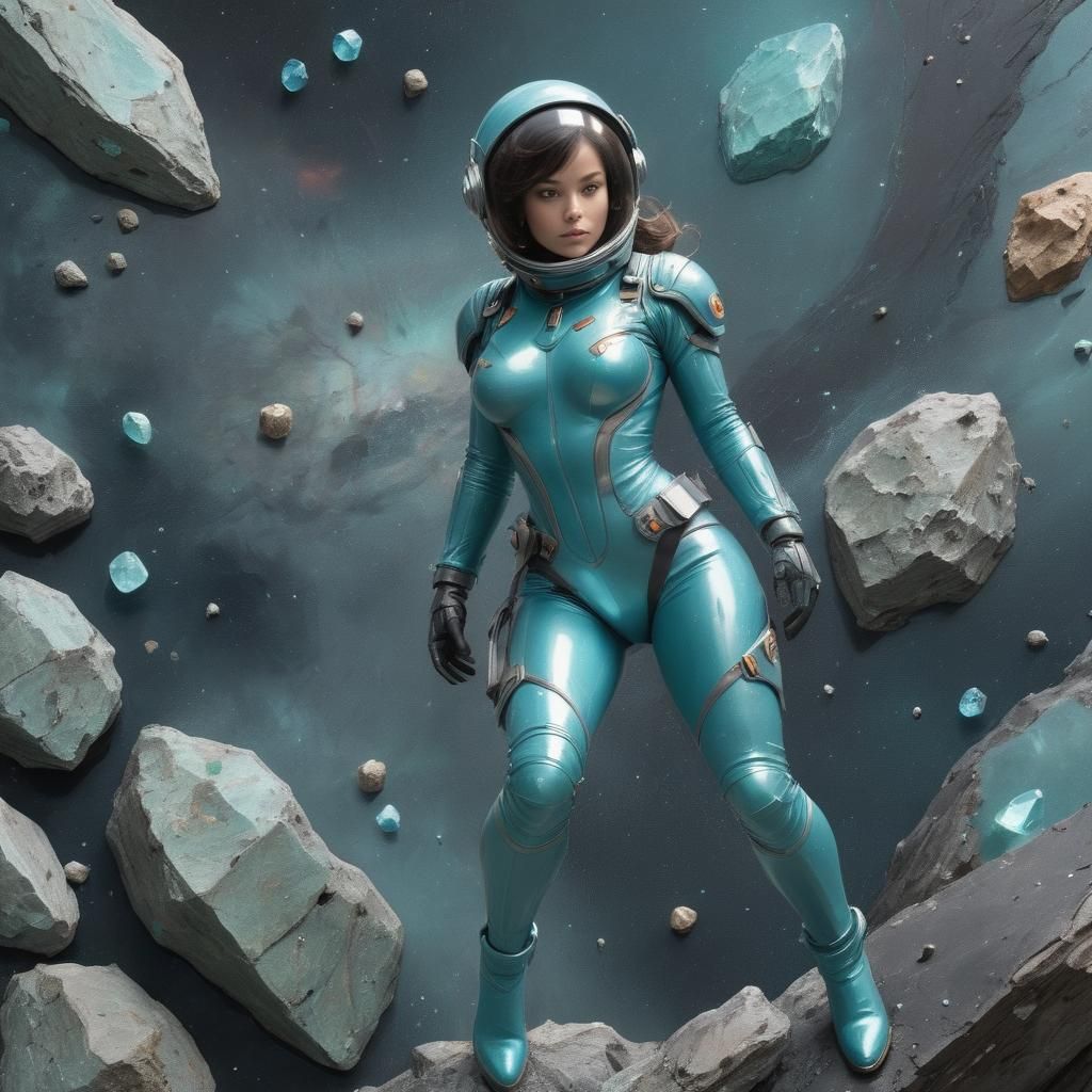 Aquamarine Spacesuit