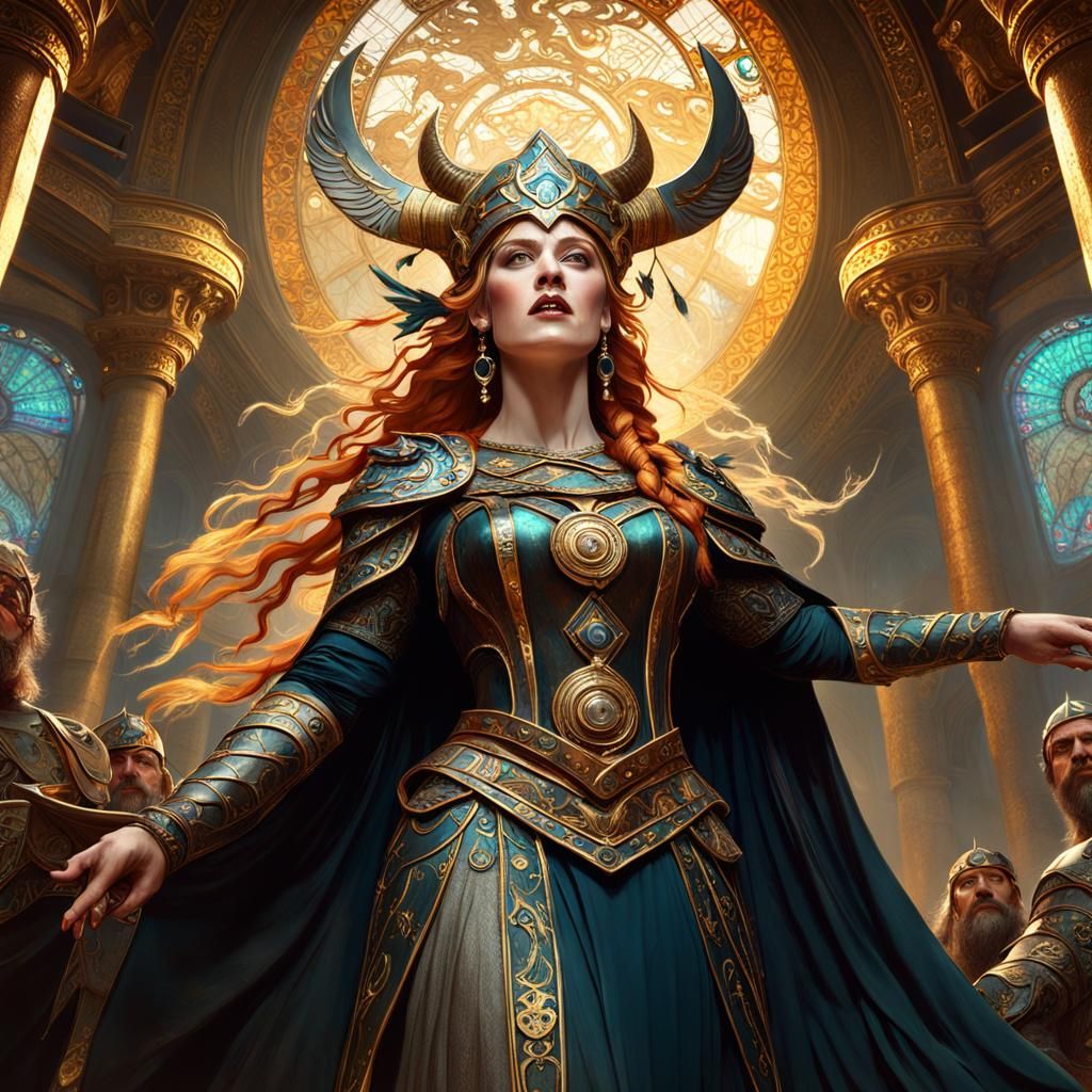 Brunhilde Flight of the Valkyries