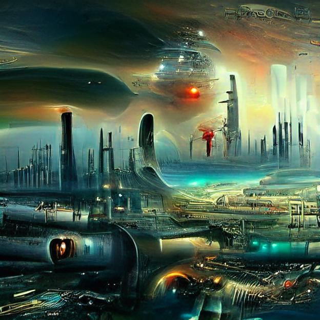 Futuristic Science Fiction Art