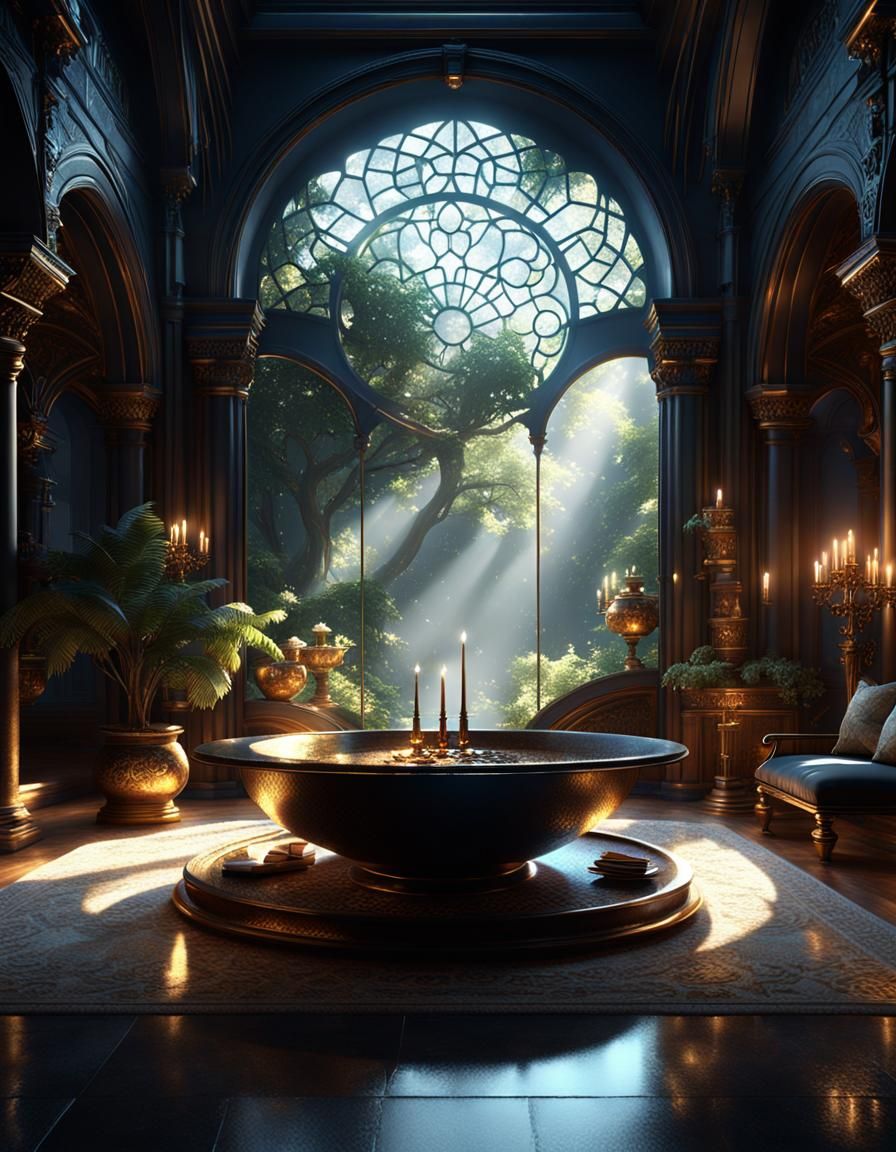 Majestic Mystical Scene in 16k Resolution