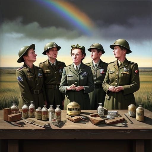 Vintage Mum's Jam Bottle Brings Hope in War-Torn Bunker