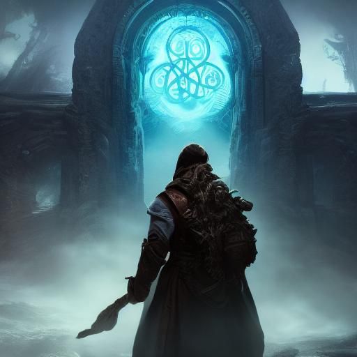 Mystical Portal Concept Art in Unreal Engine 5