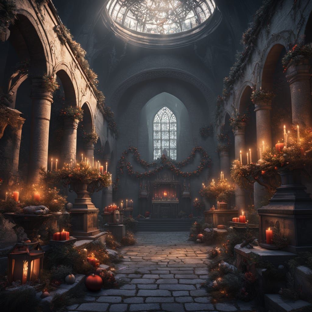 Christmas in the Crypt: Fantasy Art