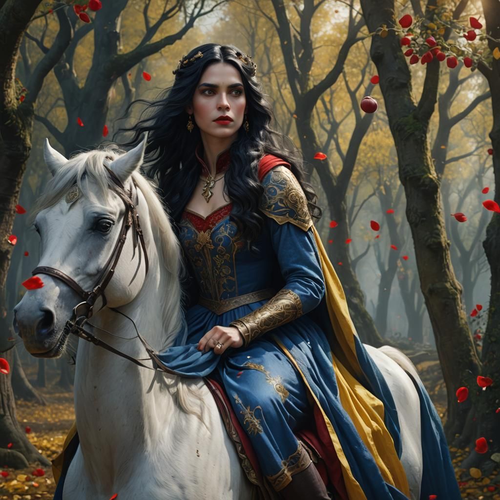 Prince Finds Snow White in Enchanted Forest