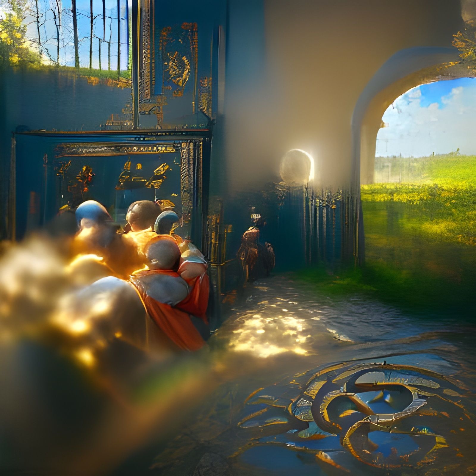 Gates of the Silver Key: Renaissance Style Painting