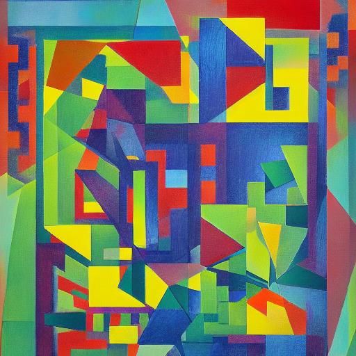 Secret Flower Garden in Synthwave 2099 Style