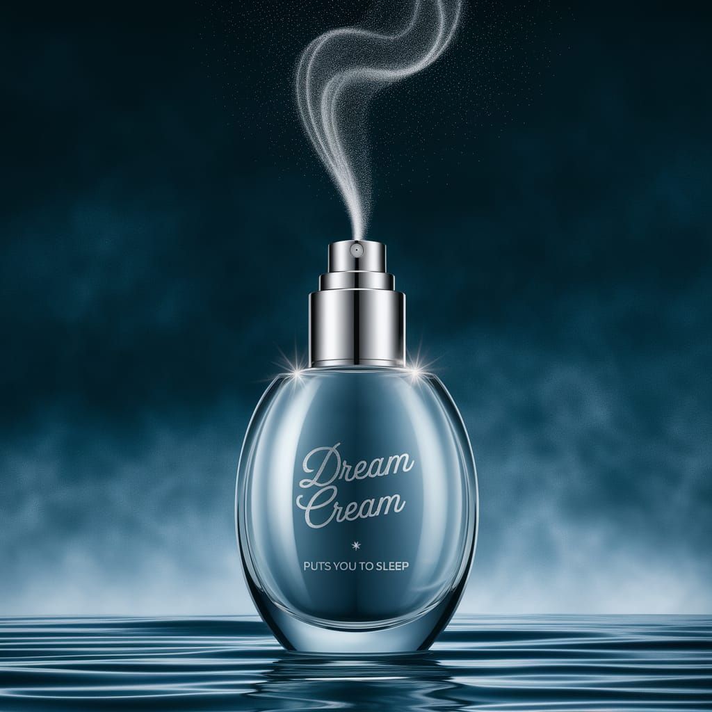 Elegant Glass Bottle with Radiant Silver Serum