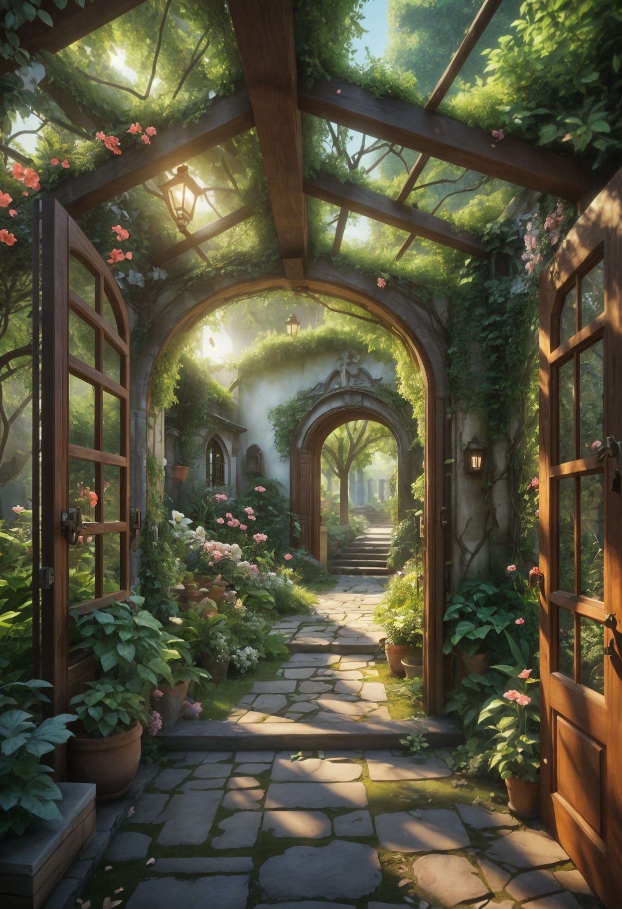 Secret Garden Entrance in Stunning 3D
