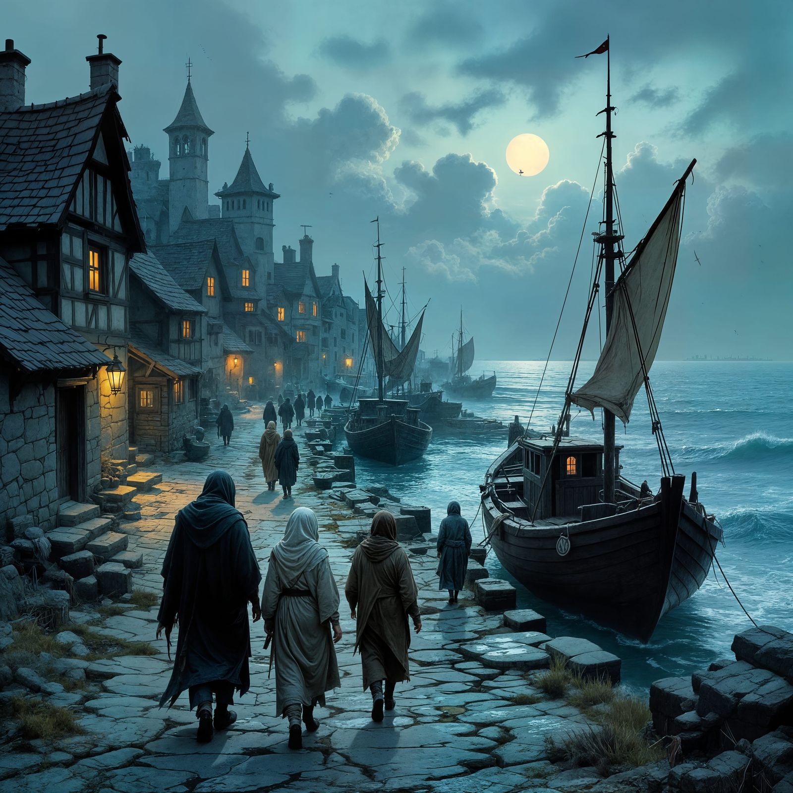 Gloomy Quant Fisherman's Village