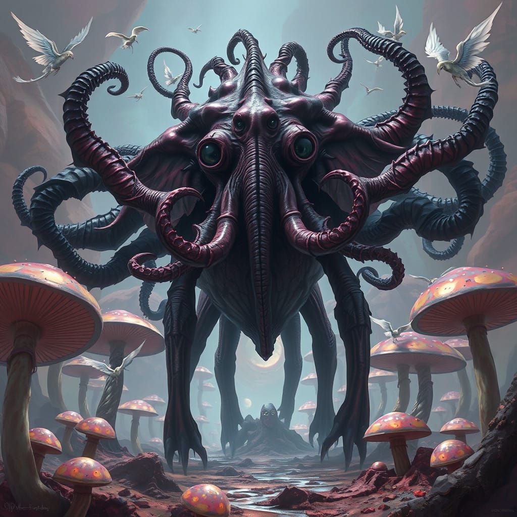 Eldritch Horror in Iridescent Mushroom Kingdom