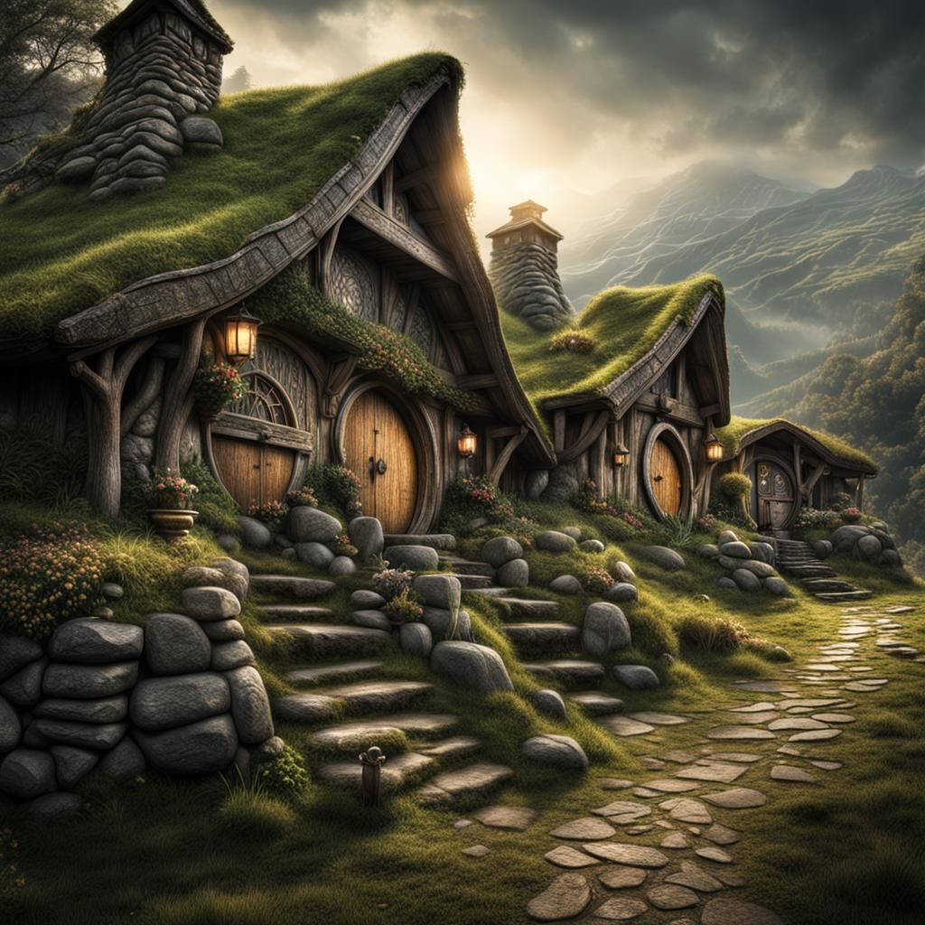 Hyperrealistic Hobbits in Cinematic Detail