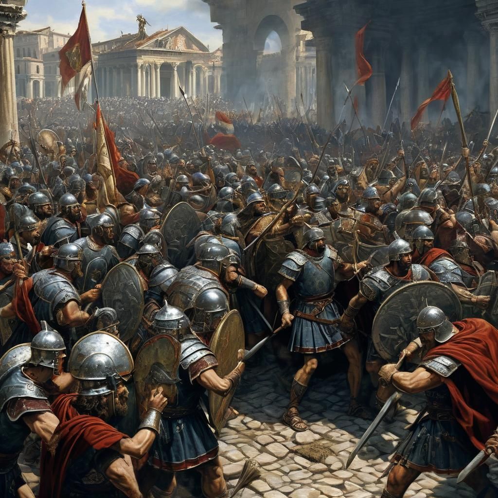 The Visigoths Sack Rome in 410 AD