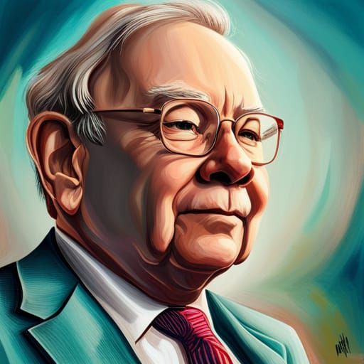 Hyperrealistic Portrait of an Investor in Splash Art Style