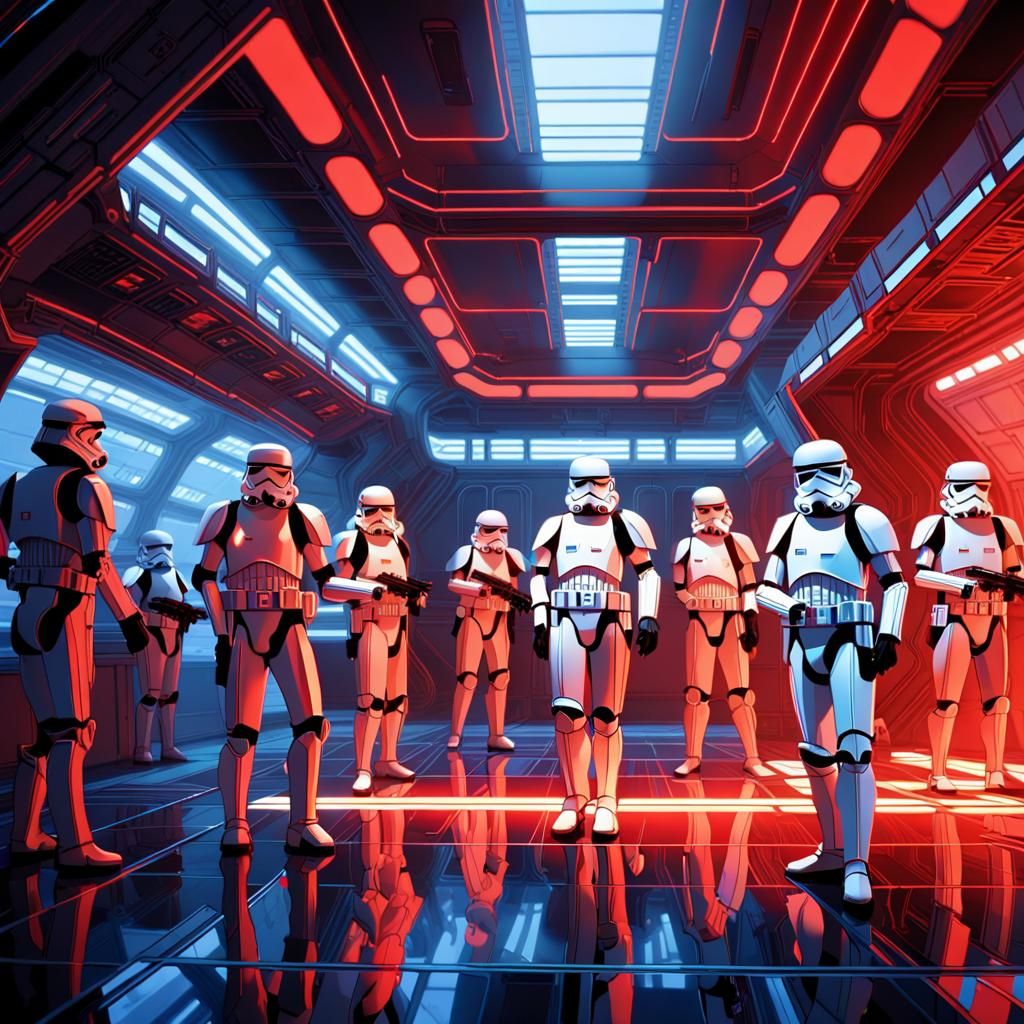 Glamorous Imperial Soiree on the Death Star