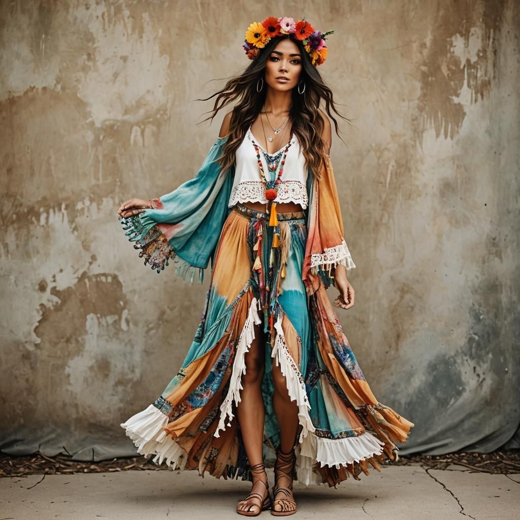 Bohemian Fashion Editorial in Avant-Garde Style