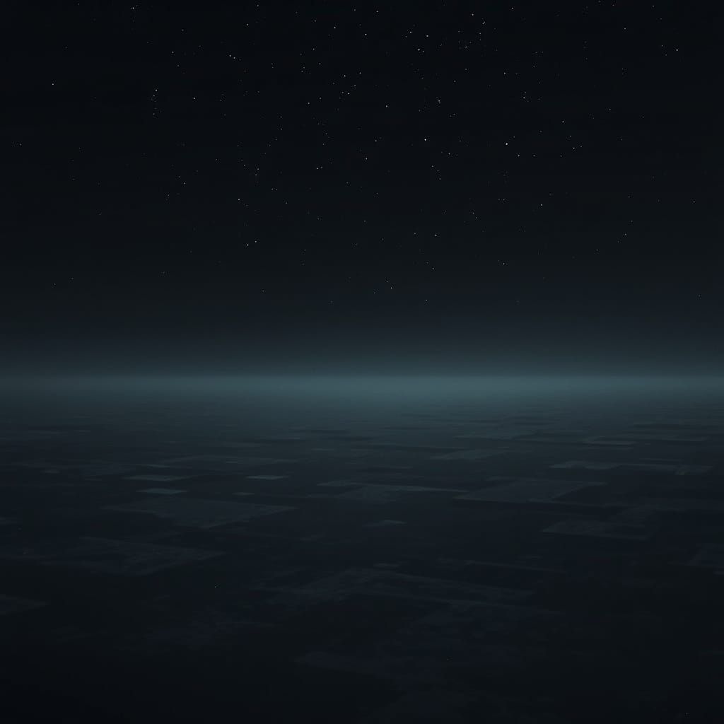 Endless Cosmic Void in Dark Surreal Style